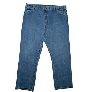Dickies Men's 40x30 Carpenter Work Jeans Blue Denim Straight Leg